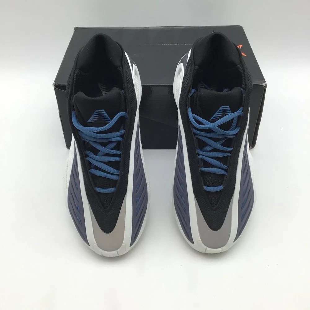 Adidas Anthony Edwards 2 J Kids Basketball Shoes White Blue JQ2052 Size 3.5Y NEW
